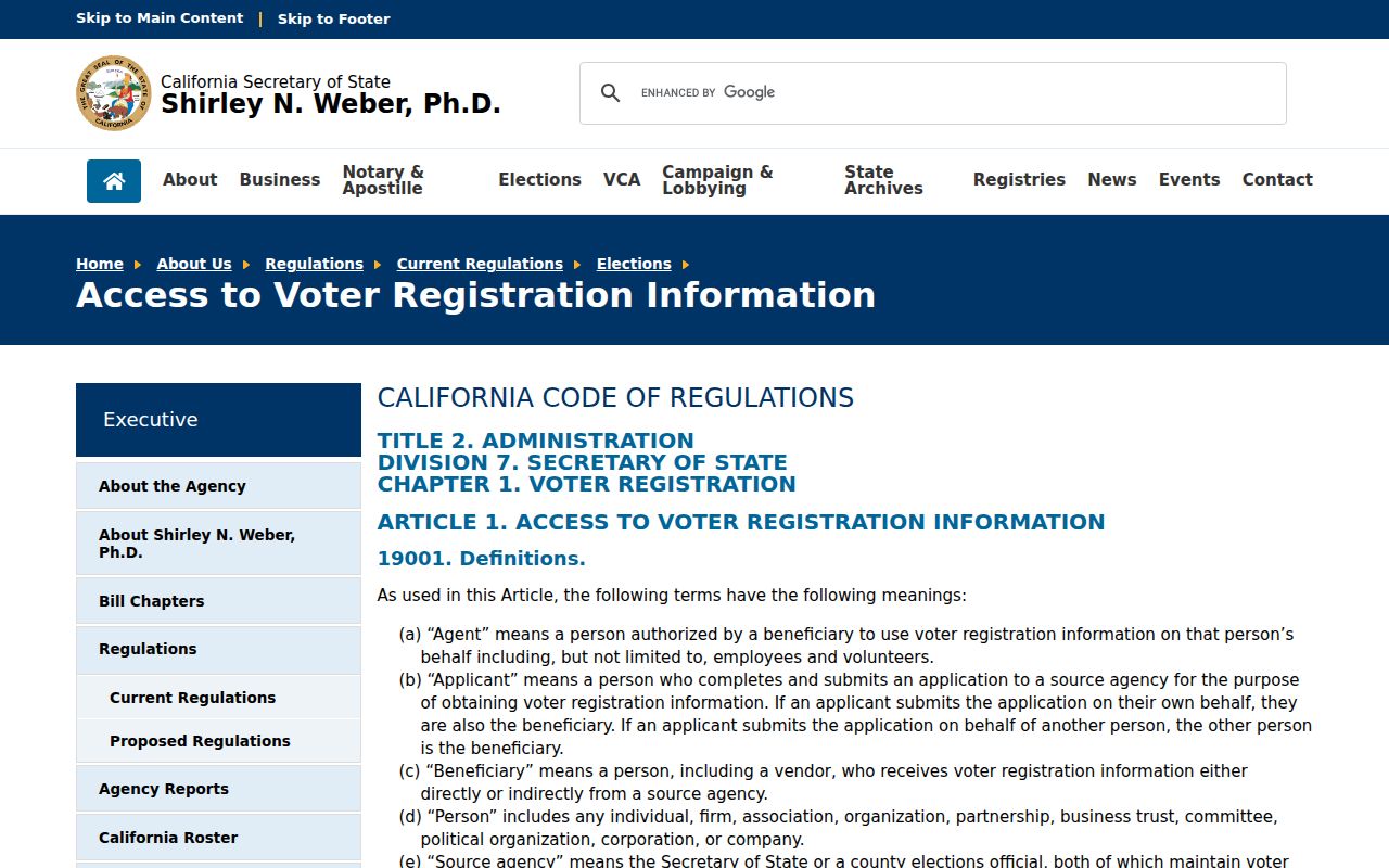 South Pasadena neighbors California voter privacy rules