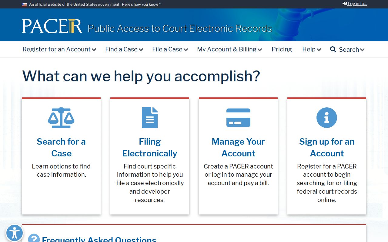 South Pasadena resident lookup federal court records